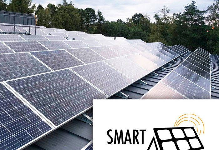 Smart aurinkopaneelien asennuskolmio tasakatolle ja konesaumakatolle